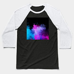 Violet Party Night Abstract Painting Baseball T-Shirt